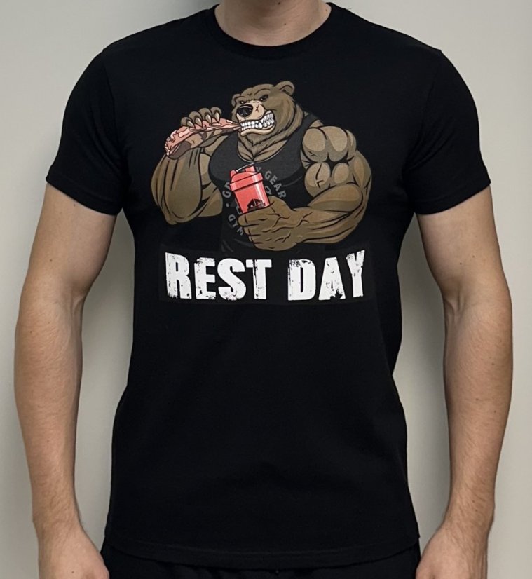 Pánské tričko Rest day - Velikost: XL
