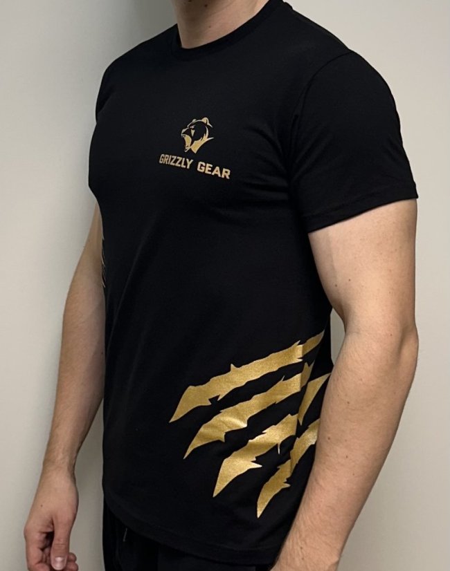 Pánské tričko Attacked černé - Velikost: L