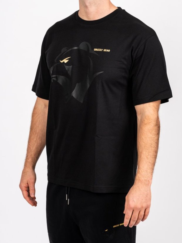 Pánské tričko G3 černé Loose Fit - Velikost: S