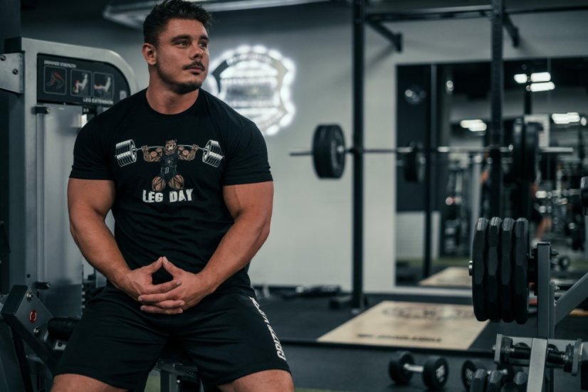 Pánské tričko Leg day - Velikost: 3XL