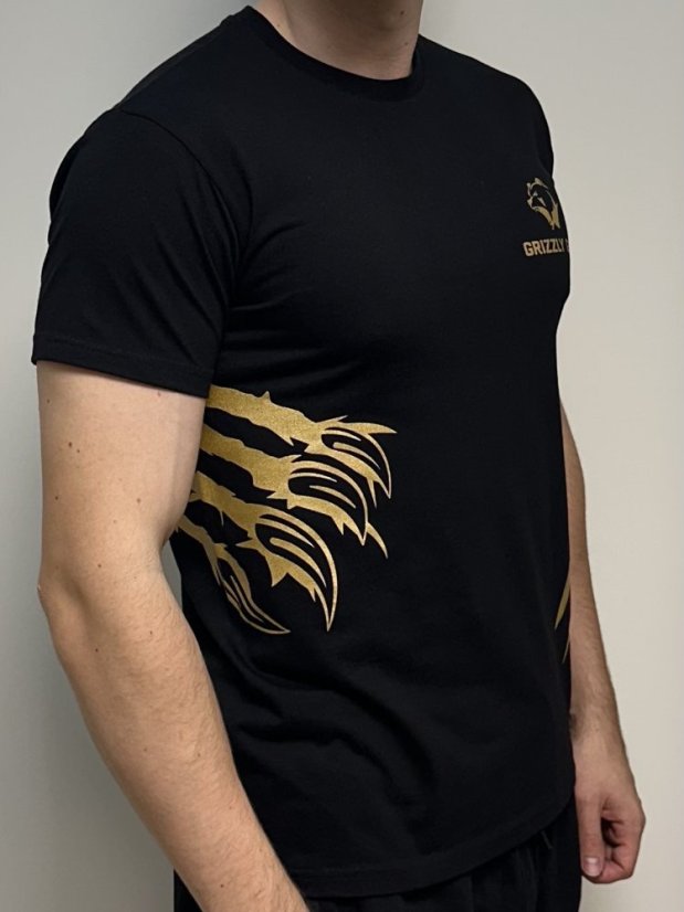 Pánské tričko Attacked černé - Velikost: L