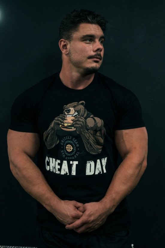 Pánské tričko Cheat day - Velikost: 4XL