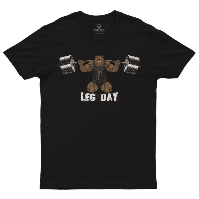 Pánské tričko Leg day - Velikost: 3XL