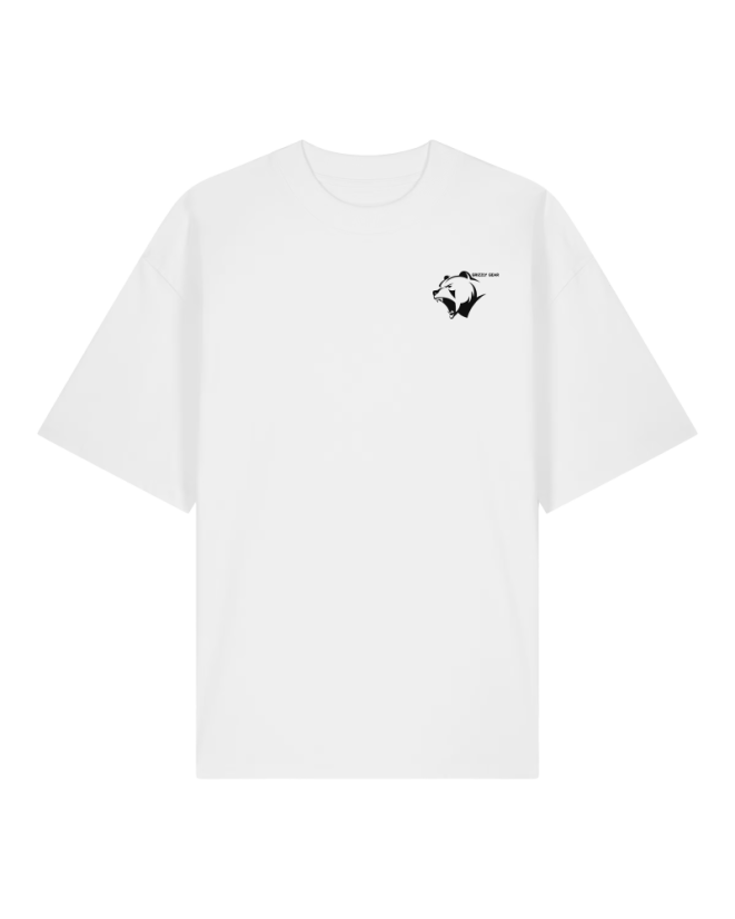 Pánské tričko G1M bílé Oversize Fit - Velikost: L