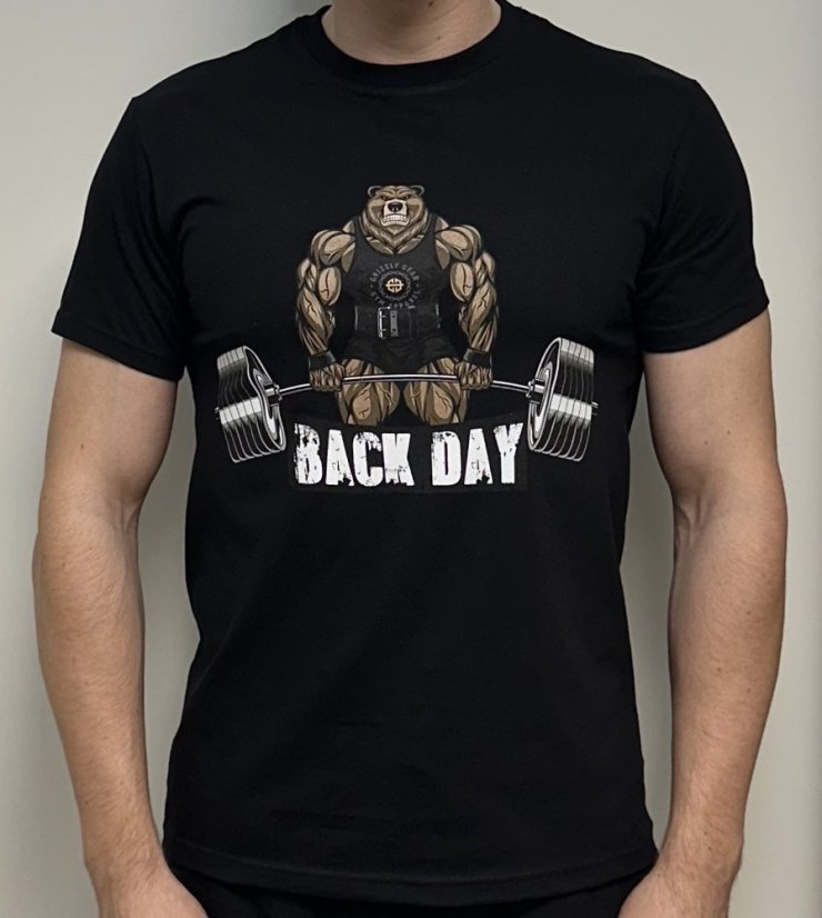 Pánské tričko Back day - Velikost: 5XL