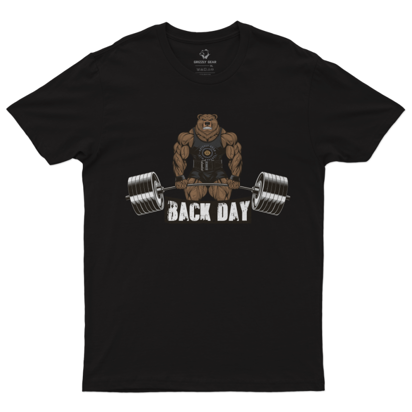 Pánské tričko Back day - Velikost: 5XL