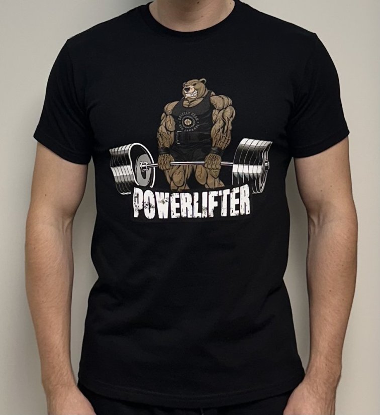 Pánské tričko Powerlifter - Velikost: 2XL