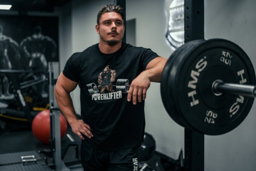Pánské tričko Powerlifter - Velikost: S