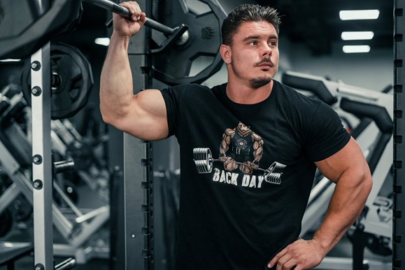 Pánské tričko Back day - Velikost: 5XL
