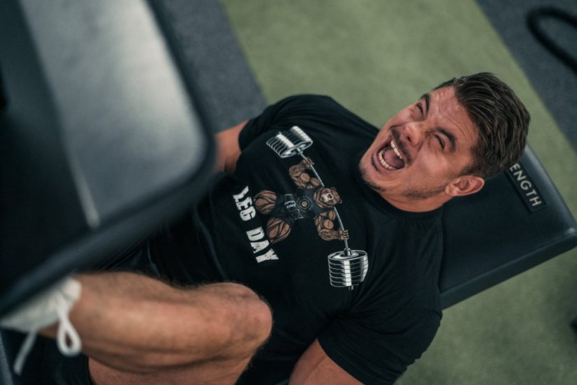 Pánské tričko Leg day - Velikost: 3XL