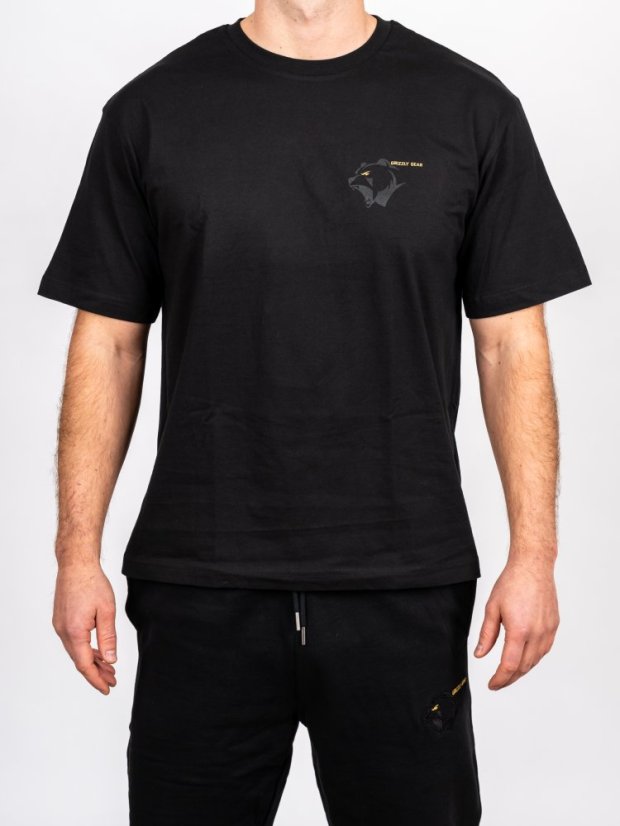 Pánské tričko G1M černé Loose Fit - Velikost: L