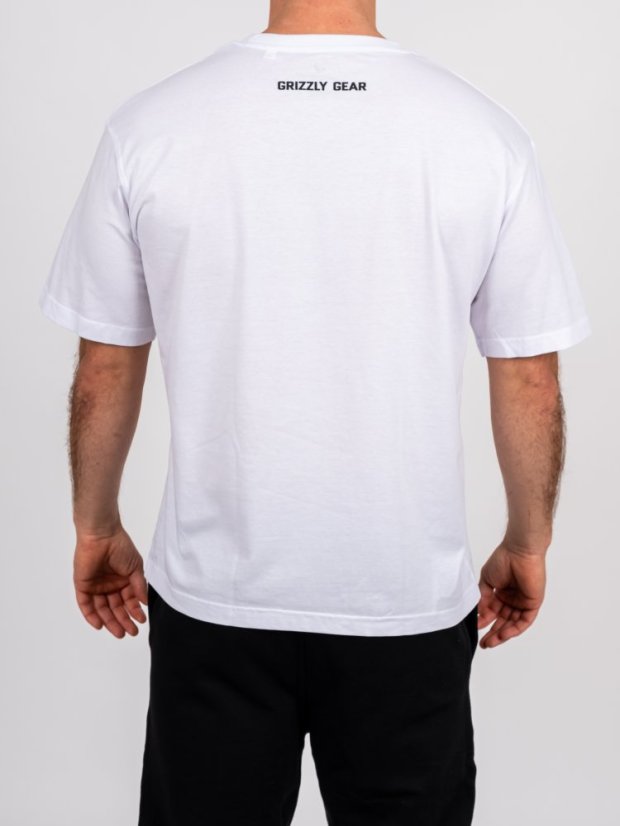 Pánské tričko G1M bílé Loose Fit - Velikost: S