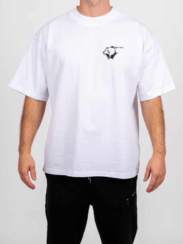 Pánské tričko G1M bílé Oversize Fit - Velikost: XL