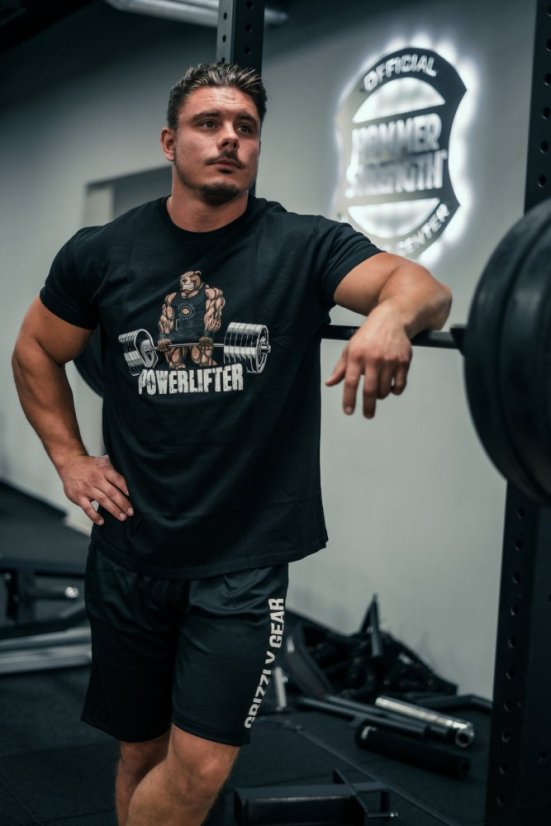 Pánské tričko Powerlifter - Velikost: 3XL