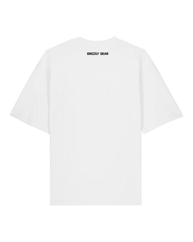 Pánské tričko G1M bílé Oversize Fit - Velikost: L
