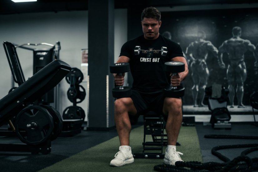 Pánské tričko Chest day - Velikost: L