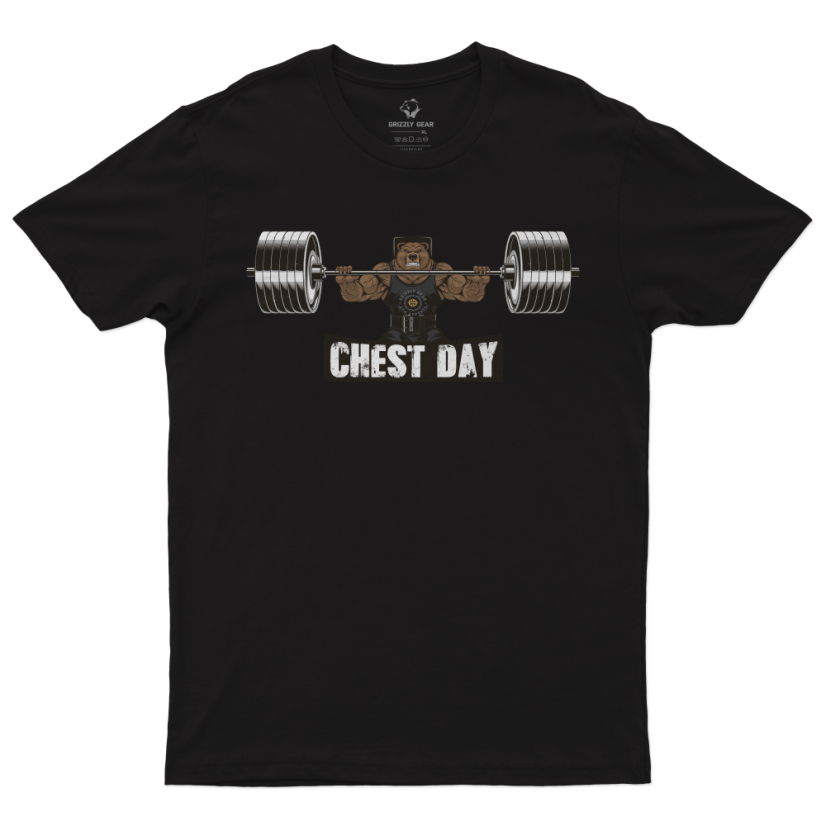 Pánské tričko Chest day - Velikost: L