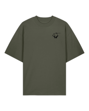 Pánské tričko G1M khaki Oversize Fit